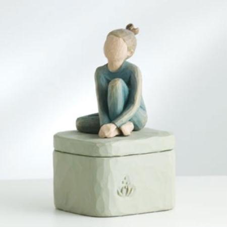 willow tree keepsake box cat