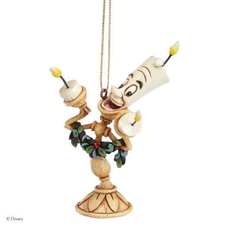 beauty and the beast hanging ornament